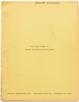 Collection of Eight Scripts and Treatments for ''The Three Stooges Go Around the World in a Daze''
