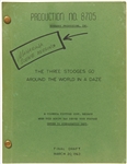 Collection of Eight Scripts and Treatments for ''The Three Stooges Go Around the World in a Daze''