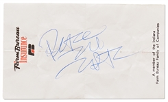 Tupac Shakur Uninscribed Signature -- PEACE 2U / 2PAC