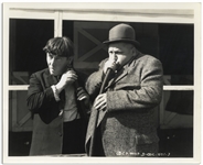 Moe Howard Personally Owned 10 x 8 Glossy Photo From the 1937 Three Stooges Film Playing the Ponies -- Very Good Plus Condition