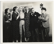 Moe Howard Personally Owned 10 x 8 Glossy Photo From the 1937 Three Stooges Film The Sitter Downers -- Very Good Plus Condition