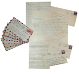Lot of 15 WWII Letters to a Seaman Aboard U.S.S. Markab -- ...The war is over with Germany, May 8th was V.E. day...