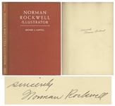 Norman Rockwell Biography Signed -- Fully Illustrated 1946 Edition of Norman Rockwell Illustrator Signed Clearly by Rockwell