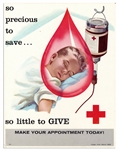 Original 1958 American Red Cross Poster