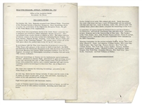 Press Release From 1961 Pertaining to Jackie Kennedys Famous Renovation of the White House