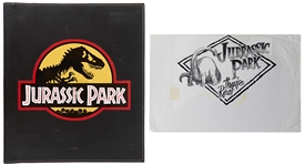 Fantastic Jurassic Park Binder Containing 69 Pieces of Artwork Related to the Logo & Tagline Development for the Original 1993 Film -- From the Estate of Artist Michael Salisbury