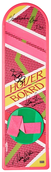 Back to the Future II Cast Signed Hoverboard