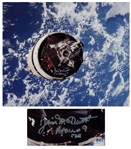 James McDivitt Signed 20 x 16 Photo of the Apollo 9 Lunar Module
