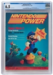 Nintendo Power Issue #1 -- CGC Graded 6.5