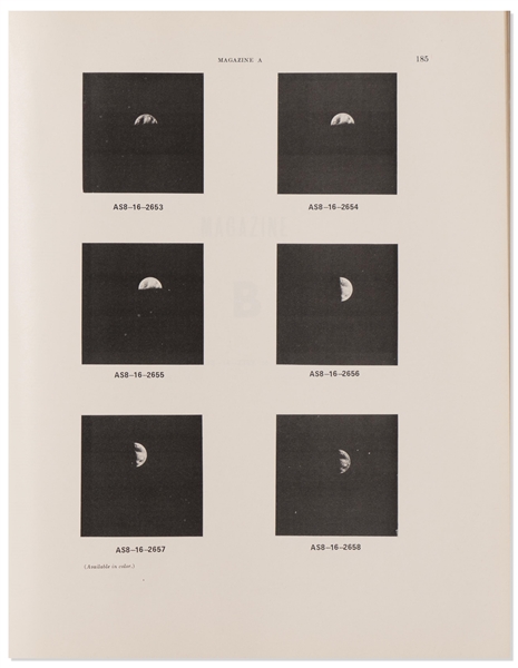 NASA Report: ''Analysis of Apollo 8 / Photography and Visual Observations''