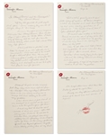 Gennifer Flowers Handwritten & Signed Essay About Meeting and Being Seduced by Bill Clinton -- ...I felt drained. I was annoyed and excited at the same time. Was this just a game for him?...