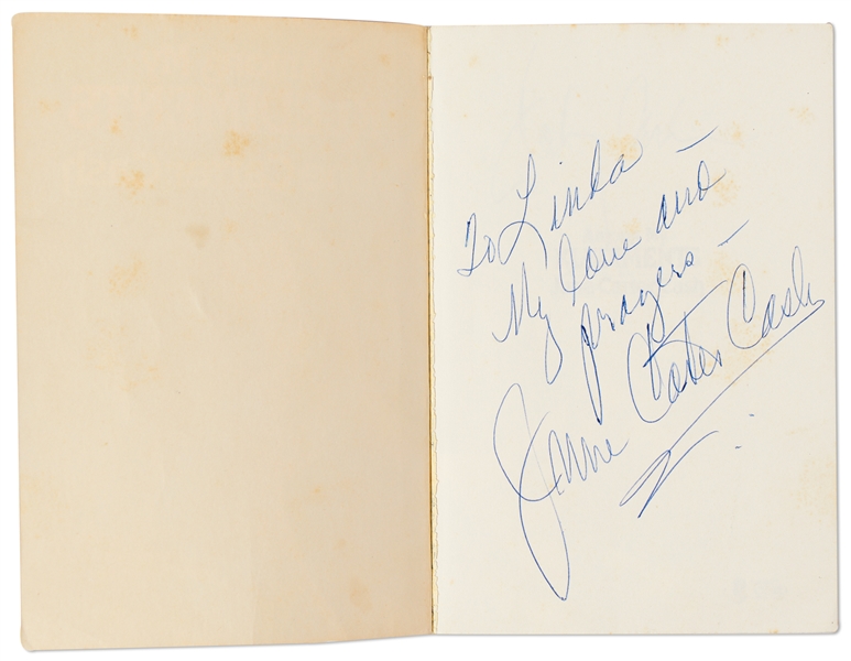 Johnny Cash & June Carter Cash Signed Copy of ''Among my Klediments'', June's Autobiography -- With PSA/DNA COA for Johnny Cash's Signature