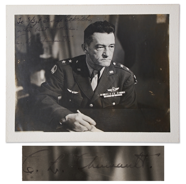 WWII ''Flying Tigers'' Major General Claire Chennault Signed Photo