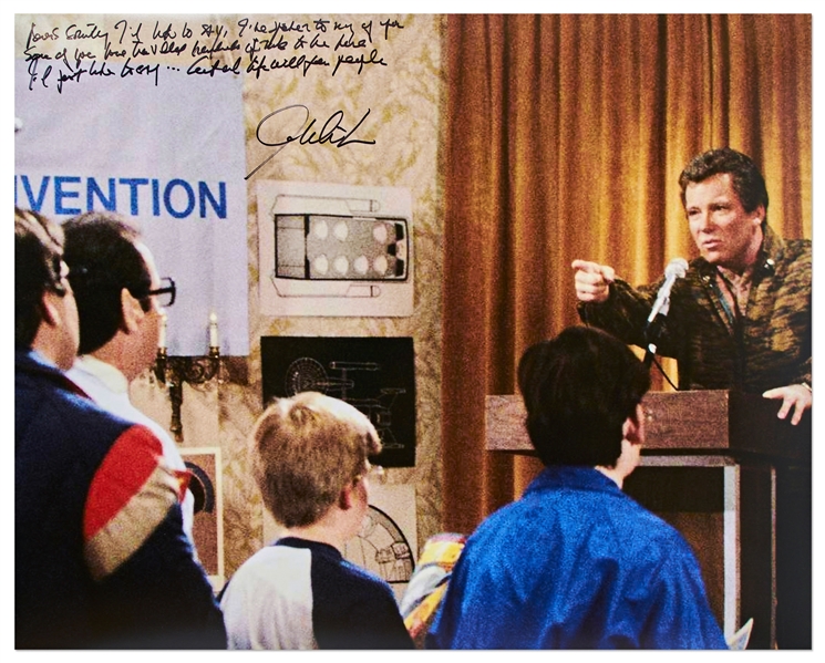 William Shatner Signed ''Saturday Night Live'' 20'' x 16'' Photo from His Famous ''Get a Life'' Skit