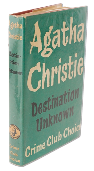 First Edition of Destination Unknown by Agatha Christie, in Original Dust Jacket