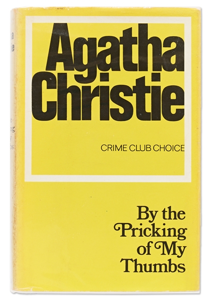 First Edition of Agatha Christie's ''By the Pricking of My Thumbs''