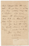 Charles George Gordon Autograph Letter Signed -- Gordon Writes About Learning of David Livingstone's Death -- ''...Livingstone is dead...''