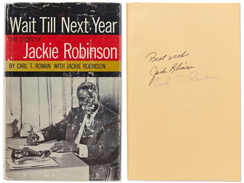 Jackie Robinson Signed First Printing of ''Wait Till Next Year: The Life Story of Jackie Robinson'' -- Uninscribed