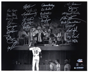 1986 Mets Team-Signed 20 x 16 Photo -- With Steiner COA