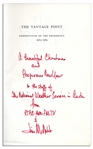 Lyndon B. Johnson Signed ''The Vantage Point'' First Edition -- With PSA/DNA COA