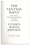 Lyndon B. Johnson Signed ''The Vantage Point'' First Edition -- With PSA/DNA COA