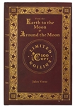 ''From the Earth to the Moon & Around the Moon'' Limited Edition Novel Signed by Five Apollo Astronauts: Walt Cunningham, Frank Borman, James McDivitt, Charlie Duke & Fred Haise
