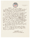 Charlie Duke Signed Handwritten Remembrance on His Three Days Spent on the Moon -- ''...the blackness of the lunar sky, and directly over my head was the blue and white jewel of the Earth!...''
