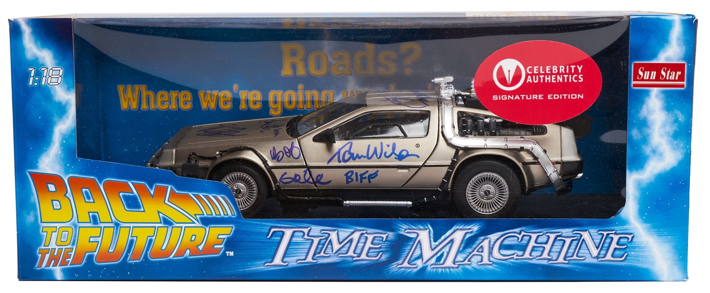 ''Back to the Future'' Cast-Signed DeLorean Including Michael J. Fox Signature