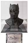 Ben Affleck Signed Batman Cowl Display