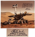 Apollo 16 Moonwalker Charlie Duke Signed 20 x 16 Photo of the Mars Rover -- The human spirit wants to go to Mars...It will be another small step for man and another giant leap for mankind!