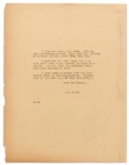 Jane Deacy Letter to James Dean from 1954 -- ''...I miss you very, very much. Life is very monotonous without 'that Dean boy' calling...''