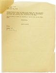 Letters to James Dean & Jane Deacy from Dick Clayton, with Mention of Both EAST OF EDEN & REBEL and Reference to Giant -- …if he was going to turn down REBEL without seeing script…