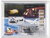 Flown Fragments From the Most Historic ''First in Flight'' Aeronautic Missions of the 20th Century -- From the Wright Brothers to Apollo 11