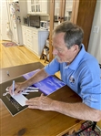 Astronaut Robert ''Hoot'' Gibson Signed 16'' x 20'' Photo of the First Untethered Spacewalk During STS-41-B