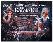 Fantastic Cast-Signed Photo of Karate Kid -- Measuring 20 x 16