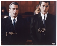 Robert De Niro & Ray Liotta Signed 20 x 16 Photo from Goodfellas -- With Beckett Hologram Obtained from the Recent KLF Sports Private Signing