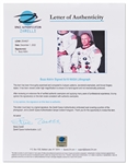 Buzz Aldrin Signed 10'' x 8'' Photo of the Apollo 11 Astronauts in Their White Spacesuits -- With Zarelli COA