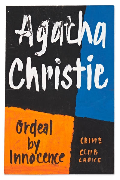 Original First Edition Artwork by William Randal for the Agatha Christie Crime Novel Ordeal by Innocence