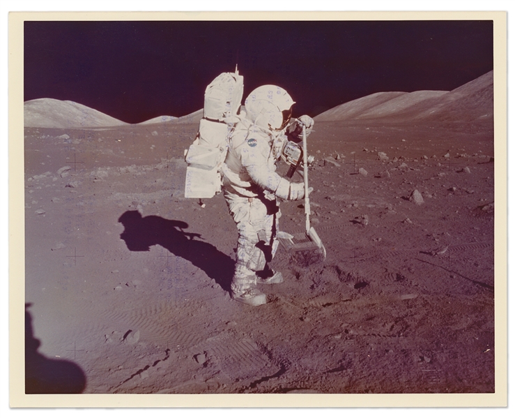 NASA Photo from Apollo 17 Printed on ''A Kodak Paper''