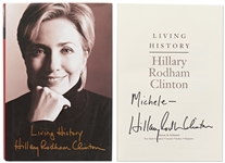 Hillary Clinton Signed Copy of Living History -- With PSA/DNA COA