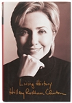 Hillary Clinton Signed Copy of ''Living History'' -- With PSA/DNA COA