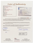 Jack Ruby Check Signed -- Encapsulated by PSA/DNA