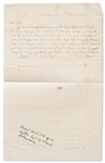 John Brown Autograph Letter Twice-Signed -- Rare Letter by the Abolitionist, Dated 1855 -- With University Archives COA