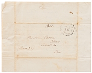 John Brown Autograph Letter Twice-Signed -- Rare Letter by the Abolitionist, Dated 1855 -- With University Archives COA