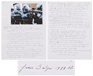 James Whitey Bulger Autograph Letter Signed from Prison with Content on His Criminal Life -- ...because I didnt kill him he gave me a submachine gun as a gift...clever!... -- With JSA COA