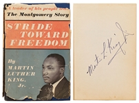 Martin Luther King Signed Copy of Stride Toward Freedom -- Bold Signature Without Inscription