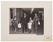 Large 14 x 11 Photograph of Martin Luther King, Jr. and His Family