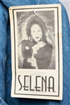 Selena Brand Denim Dress from 1996 -- Included in Selena Fashion Exhibit ''Ahora y Nunca'' Featured in ''Vogue'' Magazine
