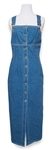Selena Brand Denim Dress from 1996 -- Included in Selena Fashion Exhibit Ahora y Nunca Featured in Vogue Magazine