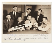 Mercury 7 Signed 10 x 8 Photo, Signed by All Seven Astronauts -- With Steve Zarelli COA